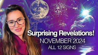 NOVEMBER is LIT with SURPRISES & Twists! November 2024 Horoscopes. All 12 Signs / Timestamps