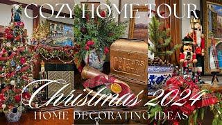 COZY CHRISTMAS HOME TOUR 2024 | Christmas Décor Ideas to Inspire