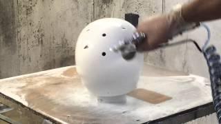 Spray Chrome A Football Helmet