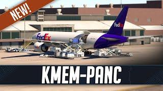 MSFS LIVE | *RELEASE PARTY* PMDG 777-F | Real World Fedex OPS | *LONG HAUL* | Memphis - Anchorage