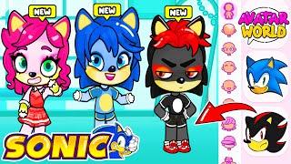 Соник 3 в Аватар Ворлд - НОВОЕ ОБНОВЛЕНИЕ! Shin Sonic Avatar Word | Toca Boca