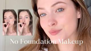 Easy Clean Natural Makeup Look | Cute Back-to-School Tutorial with No Foundation