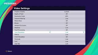 BEST Settings - Lag Fix | PES 2021