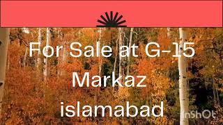 Studio flat available for sale at G-15 Markaz Islamabad