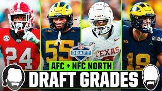 Grading EVERY NFL Team's 2025 Draft (AFC + NFC North)