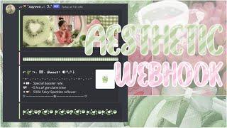 How to make aesthetic webhook on discord | ⸝⸝˚𝙨𝙖𝙞𝙨𝙪𝙠𝙞 ₊﹕੭₊˚