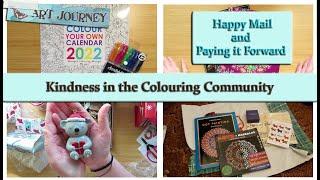 Kindness in the Colouring Community | Happy Mail and Paying It Forward