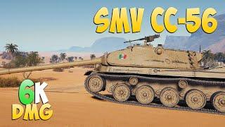 SMV CC-56 - 5 Frags 6K Damage - Bad team! - World Of Tanks