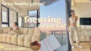 healthy days focusing on myself  GET MOTIVATED! changing mindset & building discipline