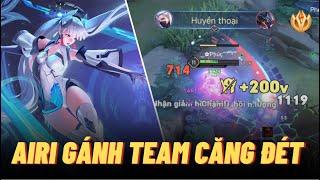 Icyfoxx cầm Airi - Bích Hải Thánh Nữ đối đầu Yan gánh team căng đét | Liên quân mobile