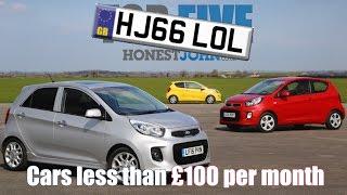 Top 5: New cars for less than £100 per month