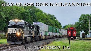 May Class One Railfanning In Eastern PA (ft NS 4001, 911, CSX 1967, 1776, 1836, BNSF 6022, and more!
