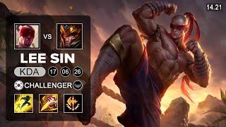 Lee Sin vs Jarvan IV Jungle - KR Challenger - Patch 14.21 Season 14