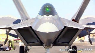 Last F-22 Raptor built ENGINE START-UP