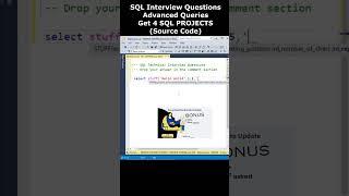 Learn sql tricky interview questions and answers for experienced #sqlinterviewquestions