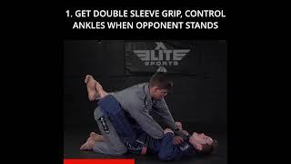 BJJ Close Guard Double Ankle Sweep #elitesports #bjj #jiujitsu #bjjlifestyle #bjjlife #teamelite
