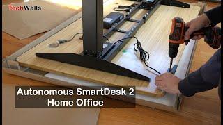 Autonomous SmartDesk Core (SmartDesk 2) Home Office Motorized Standing Desk Unboxing & Installation