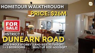 Singapore Landed Property Home Tour | Good Class Bungalow | Bukit Timah | Dunearn Road | District 11