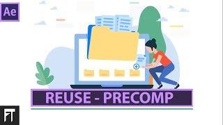 Duplicate Pre-Composition in After Effects - After Effects Tutorial - Extend Placeholders