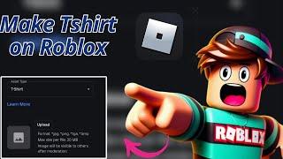 How to make a t shirt in Roblox Mobile (Create Roblox Clothing Guide)