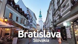 Discover the SURPRISING BEAUTY of Bratislava's 4K HDR Walking Tour