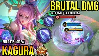 KAGURA BEST BUILD 2024 | BUILD TOP GLOBAL KAGURA GAMEPLAY | MOBILE LEGENDS