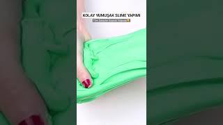 En Kolay Yumuşak Slime Nasıl Yapılır  #nasılmı #kendinyap #slime