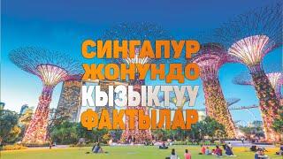 СИНГАПУР жонундо таң калычтуу кызыктуу фактылар | Эн бай олколордун бири