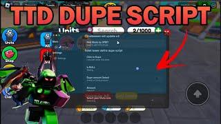 [Halloween Update]Toilet tower defense Dupe Script!(️Support all Executor)