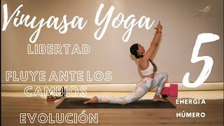 Vinyasa Yoga - Fluye ante los cambios, rompe creencias, libertad, evolución #yoga