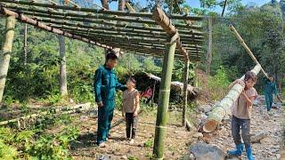 The little girl's house was renovated with the help of her uncle.