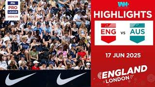 FIH Hockey Pro League 2024-25 Highlights: England vs Australia (W) | Match 1