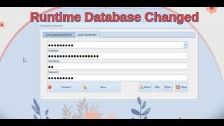 Dynamic database connection in C# (اتصال قاعدة البيانات الديناميكي)