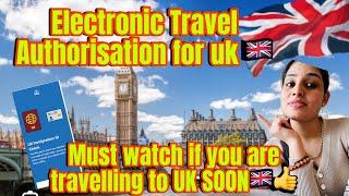 Electronic Travel Authorisation for UK ETA form details for UK