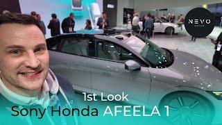 AFEELA 1 - 1st Look at the EV from Sony Honda Mobility