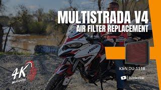 How to Change the Air Filter on a Ducati Multistrada V4S | Step-by-Step Tutorial