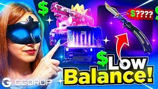 I Survived a GGDROP Case Battle with ONLY $10 ! | GGDROP PROMO CODE 2024 | GGDROP CASE OPENING 2024|