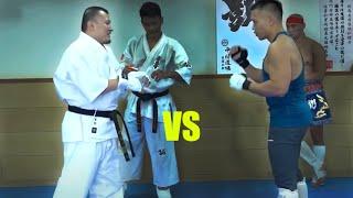 Amateur MMA Fighter & Bodybuilder vs Kyokushin Karate Master