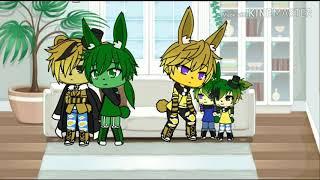 Springtrap,golden freddy and glitchtrap a day with the future child