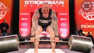 Hafthors OFFICIAL 501 kg Deadlift Attempt