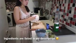 PL Vlog Mom of Sam Making buko pandan dessert coconut cream 1