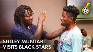 FORMER GHANA STAR SULLEY MUNTARI VISITS BLACK STARS CAMP AHEAD OF PORTUGAL CLASH