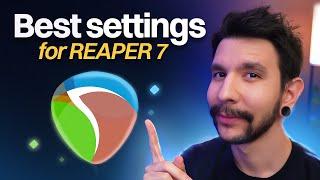 Best settings for REAPER 7 (2024)