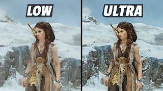 God of War: LOW vs ULTRA Graphics Comparison