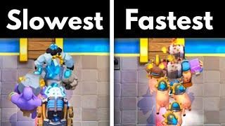 Can I Win Using the SLOWEST and FASTEST Cards?