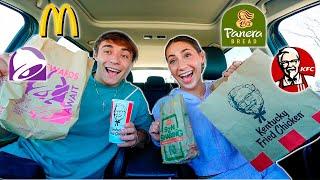 Letting The person In Front Of Us Decide What We Eat For 24 Hours!