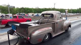 Small Tire Racing…Close one….Jason Hayes Right vs Mike Foster Left…Midwest Drag Racing