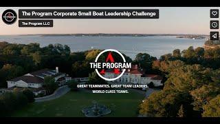 The Program Corporate Small Boat Leadership Development Course