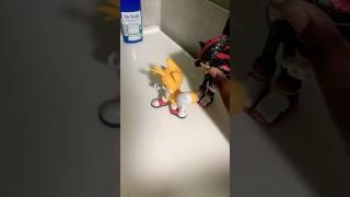 Shadow got beef with tails #6ix9ine #milestailsprower #tailsprower #sonicstopmotion #sonicfigures