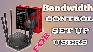 Bandwidth Control In MERCUSYS MR50G Router